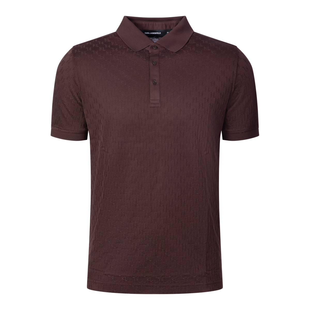 KARL LAGERFELD 745006 Poloshirt dunkelbraun