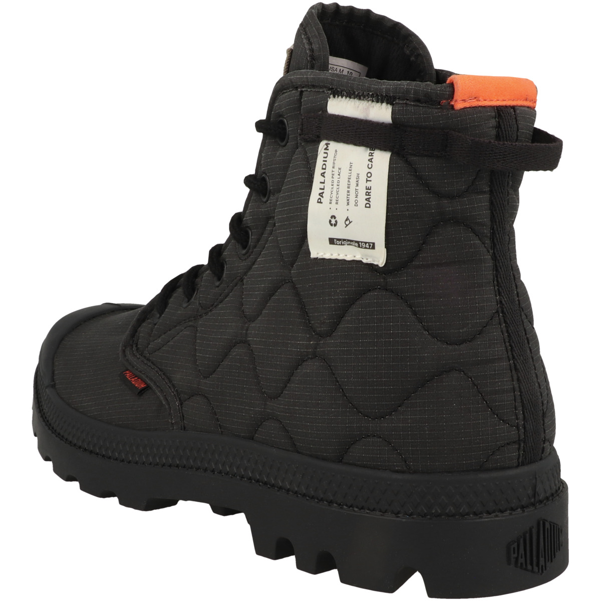 Palladium Pampa Re-Quilted Halbschuhe schwarz