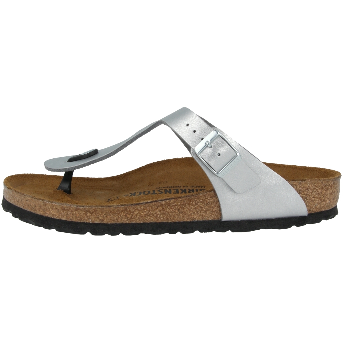 Birkenstock Gizeh Birko-Flor Sandale normal silber Birkenstock Gizeh Birko-Flor Sandale normal silber