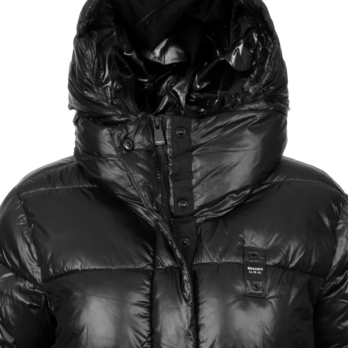 Blauer Bellevue Steppjacke schwarz