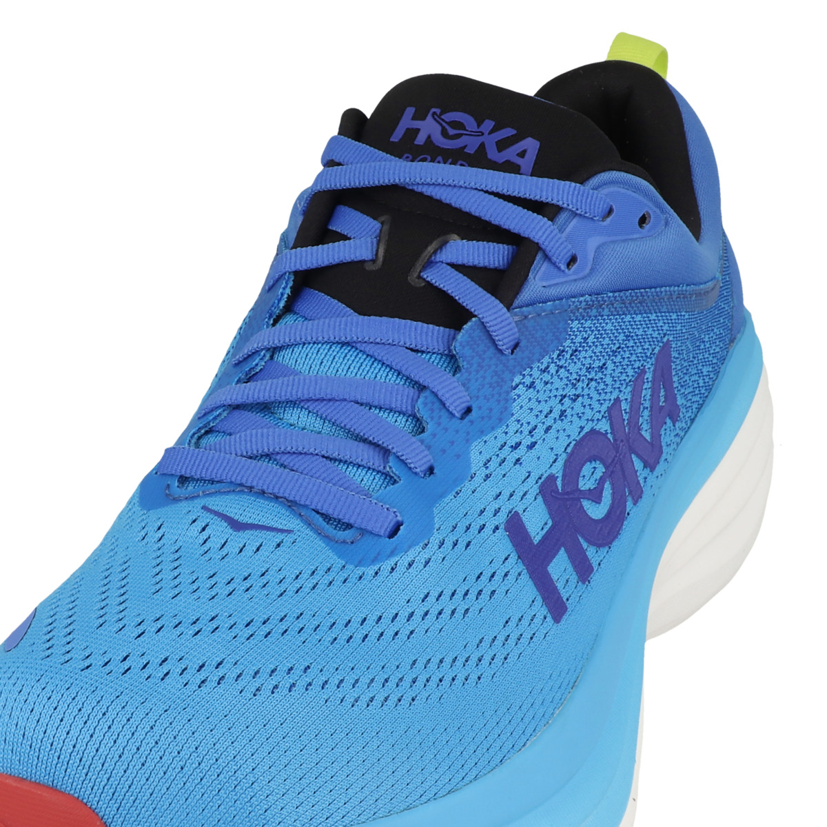 HOKA Bondi 8 Laufschuhe hellblau