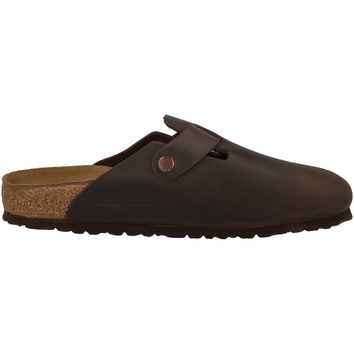 Birkenstock Boston Geöltes Nubukleder Clogs schmal dunkelbraun Birkenstock Boston Geöltes Nubukleder Clogs schmal dunkelbraun