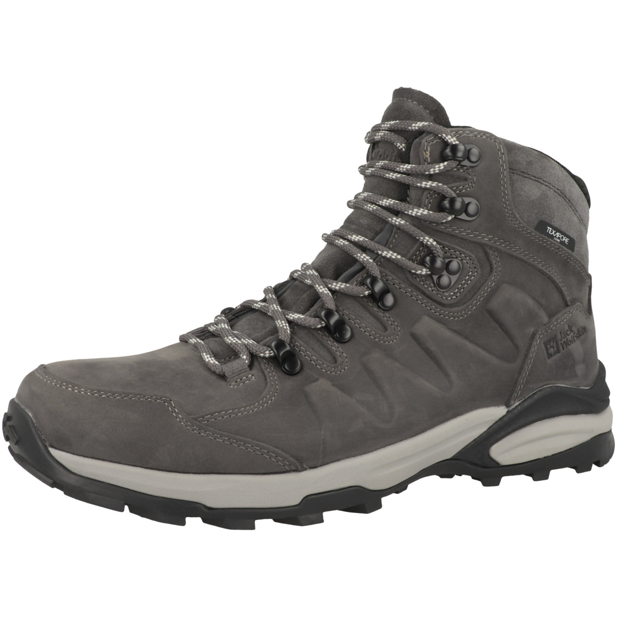 Jack Wolfskin Refugio Prime Texapore Mid M Outdoorschuhe grau Jack Wolfskin Refugio Prime Texapore Mid M Outdoorschuhe grau