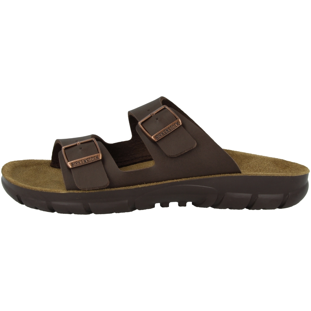 Birkenstock Bilbao Birko-Flor Sandale Weichbettung schmal braun Birkenstock Bilbao Birko-Flor Sandale Weichbettung schmal braun