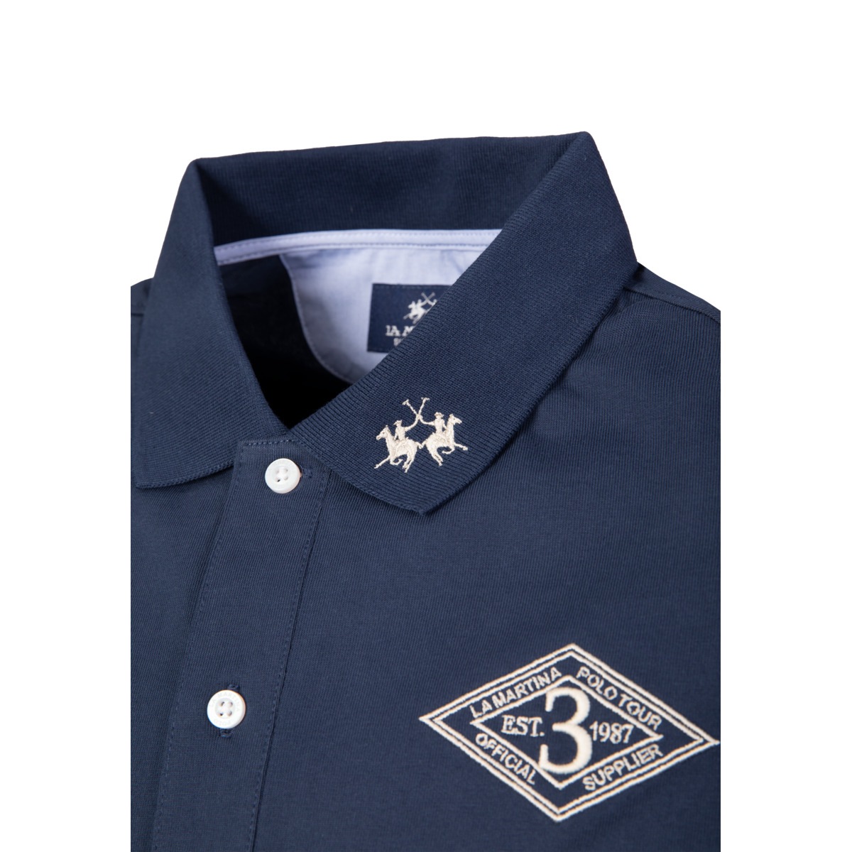 La Martina MCP301 Poloshirt dunkelblau