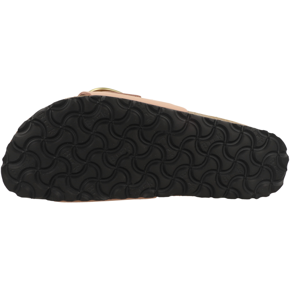 Birkenstock Madrid Big Buckle Nubukleder Sandale schmal rosa