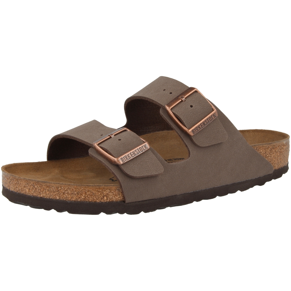 Birkenstock Arizona Birko-Flor Nubuk Sandale normal braun Birkenstock Arizona Birko-Flor Nubuk Sandale normal braun