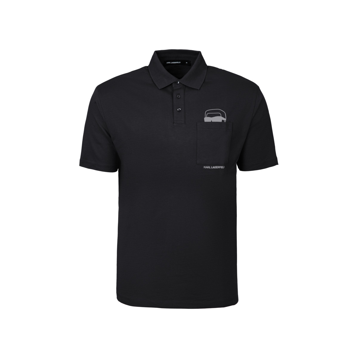 KARL LAGERFELD 745127 Poloshirt schwarz