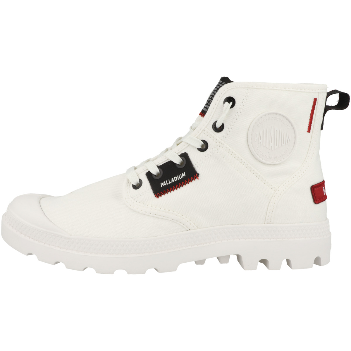 Palladium Pampa Hi Patch Boots weiss