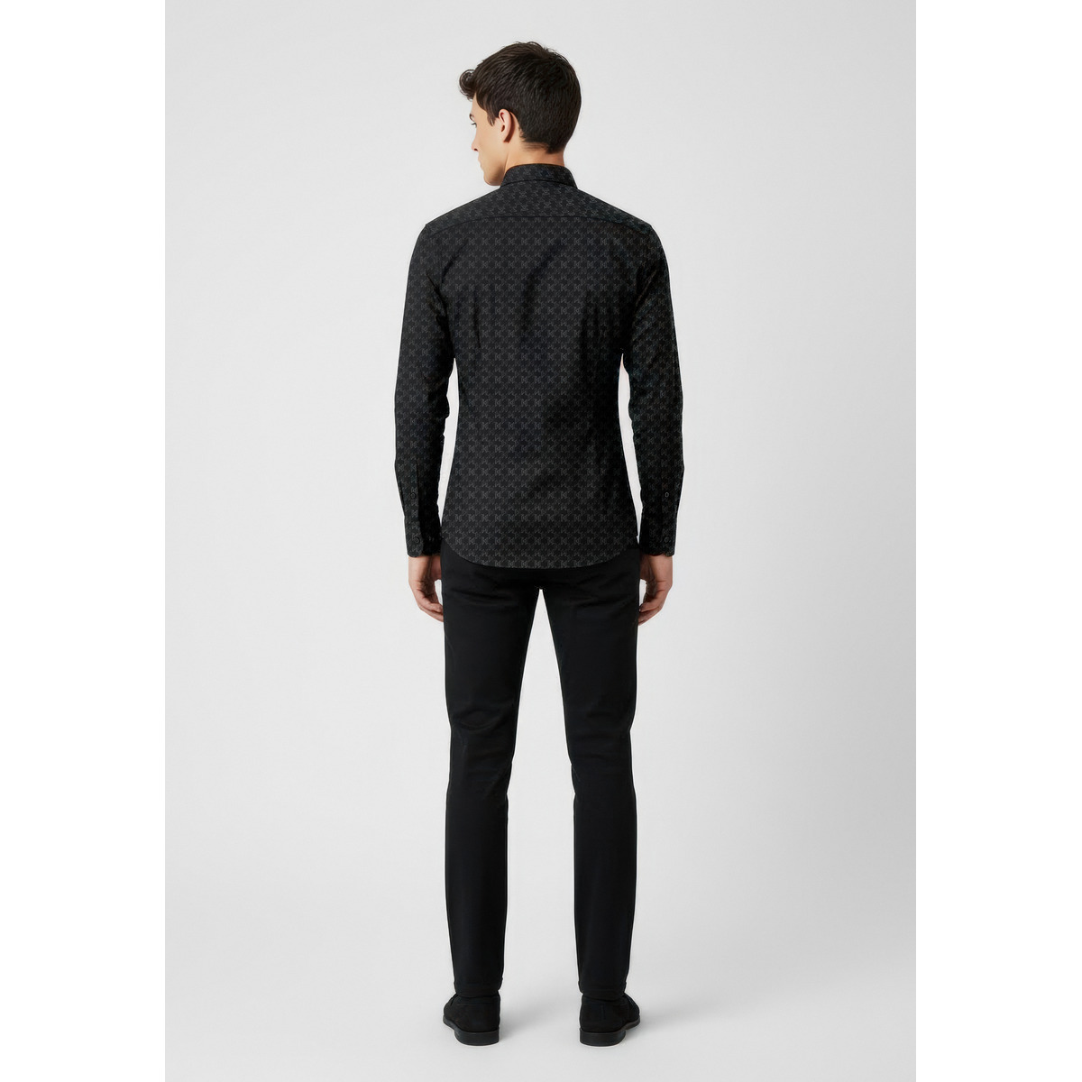 KARL LAGERFELD 605000 Hemd schwarz