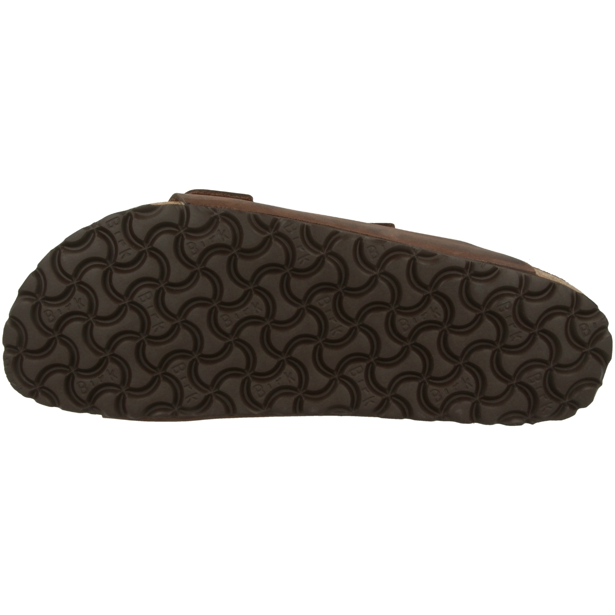 Birkenstock Arizona geöltes Nubukleder Sandale schmal braun Birkenstock Arizona geöltes Nubukleder Sandale schmal braun