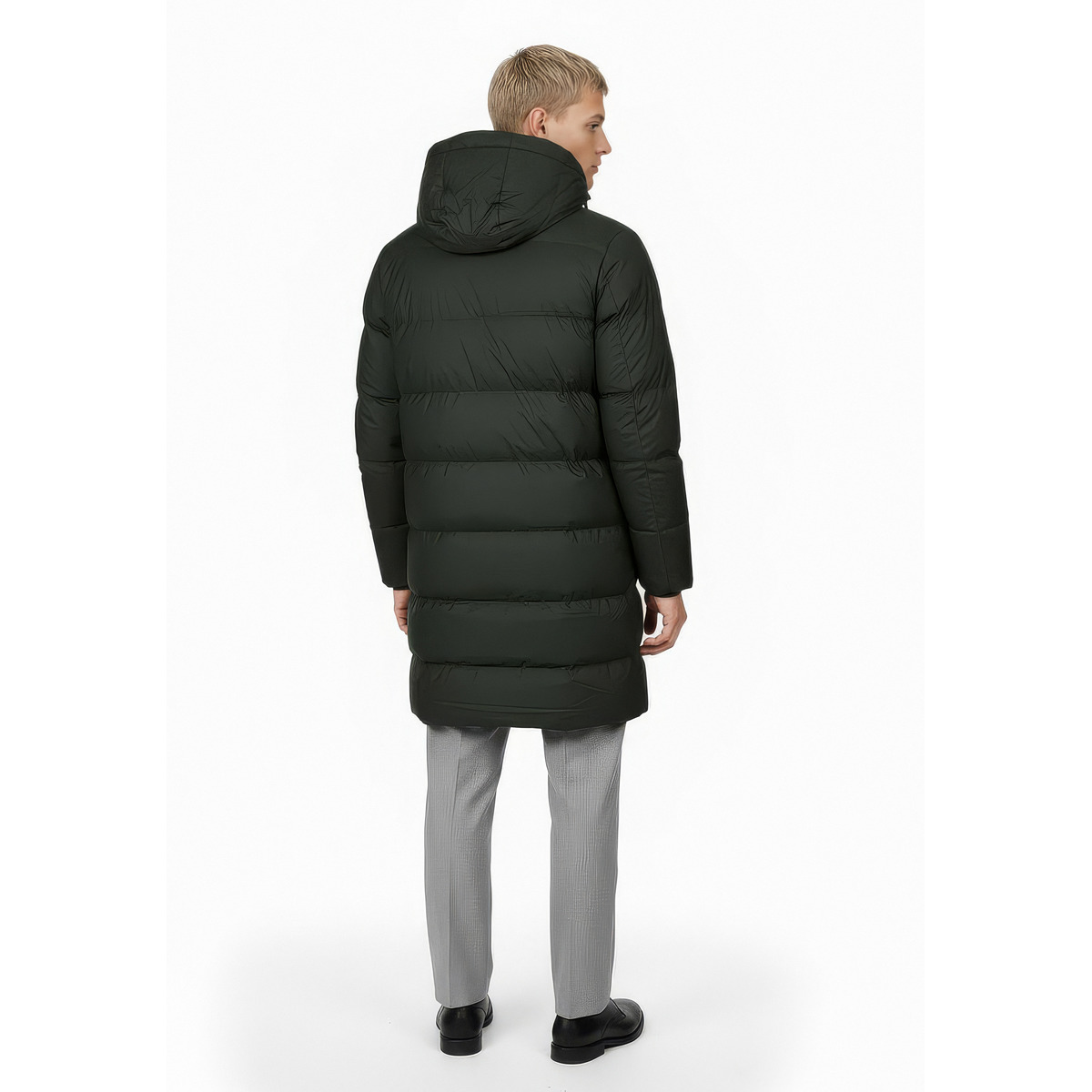 Rains Alta Longer Puffer Jacket W3T3 Winterjacke dunkelgruen