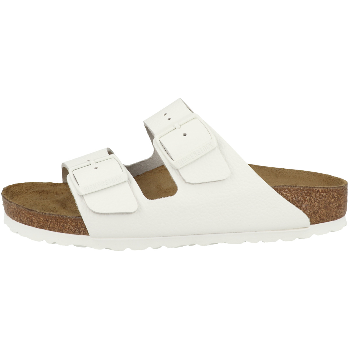 Birkenstock Arizona Naturleder Sandale schmal weiss