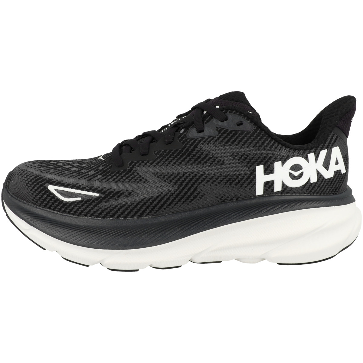 HOKA Clifton 9 Laufschuhe schwarz