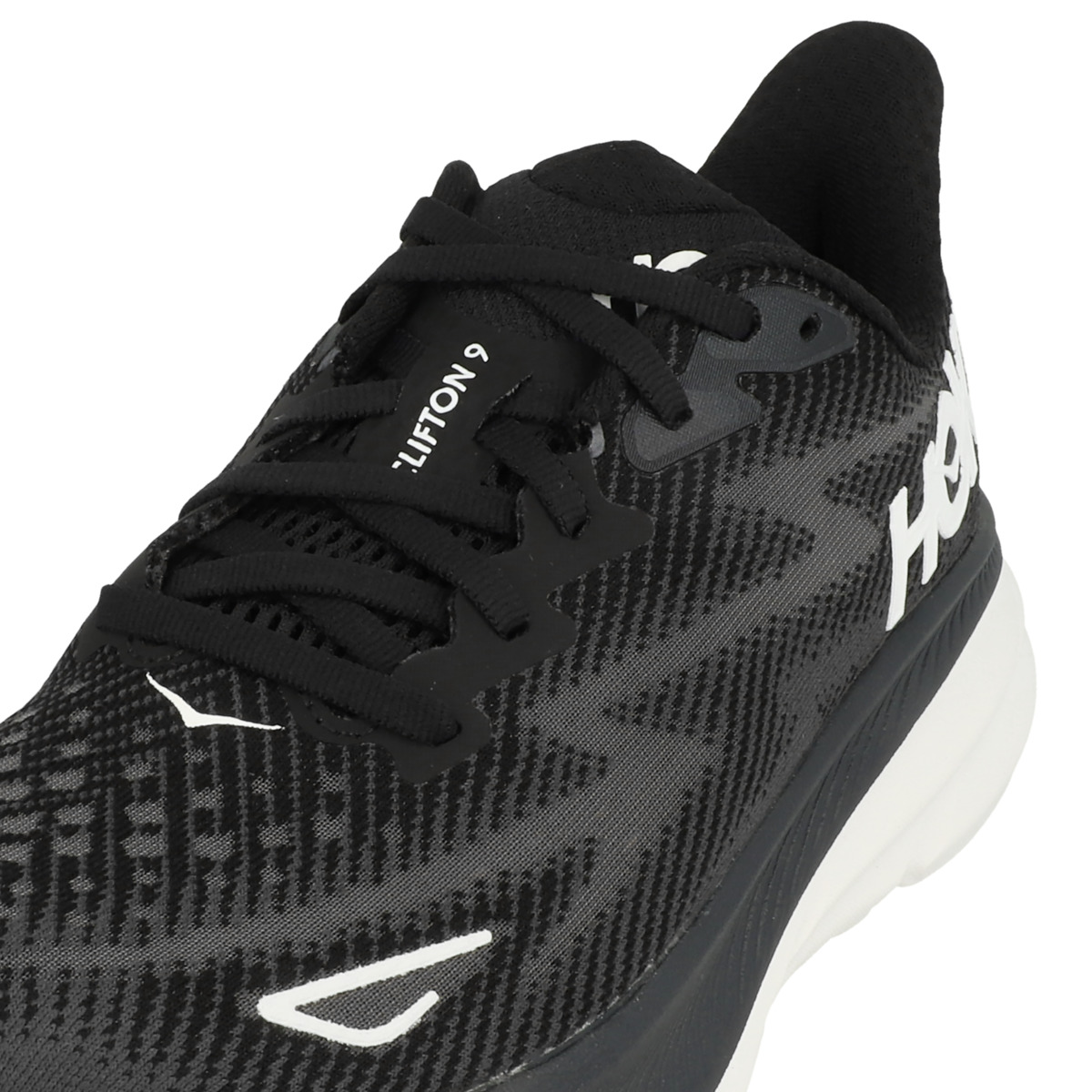 HOKA Clifton 9 Laufschuhe schwarz