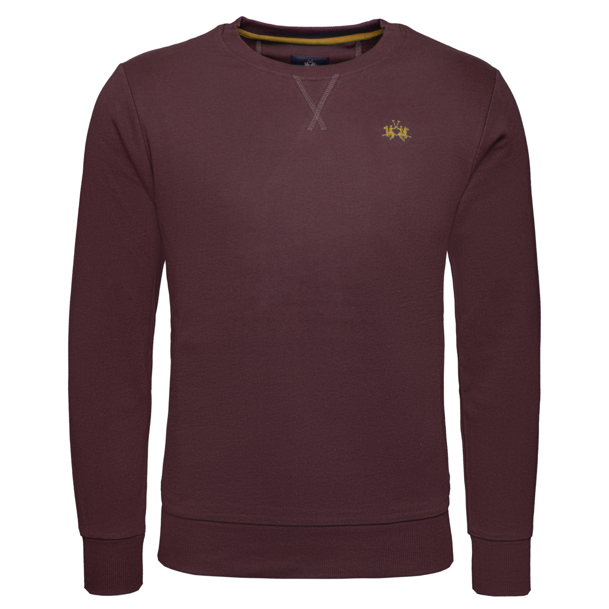 La Martina XMF007 Sweatshirt bordeaux