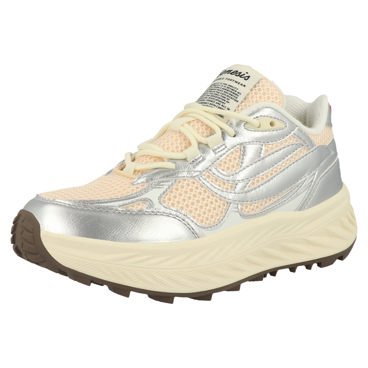 Genesis G-Eco`99 Bulky Sneaker low silber