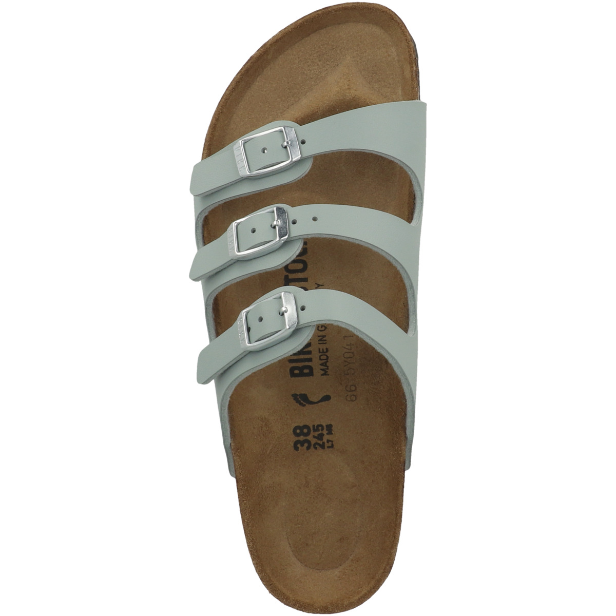 Birkenstock Florida Birko-Flor Sandale schmal hellblau