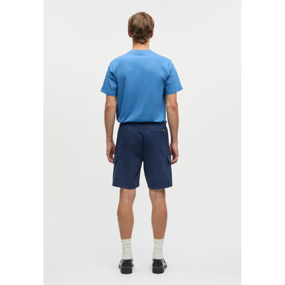 Mads Norgaard Cotton Ripstop Shorts dunkelblau