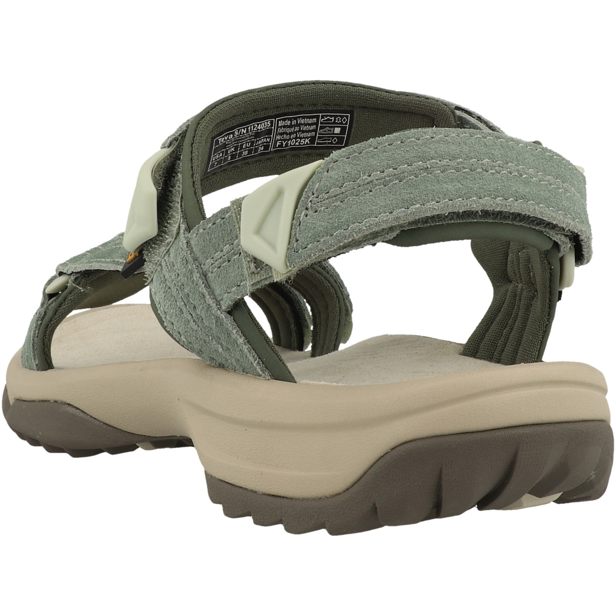 Teva Terra Fi Lite Suede Trekkingsandale hellgruen