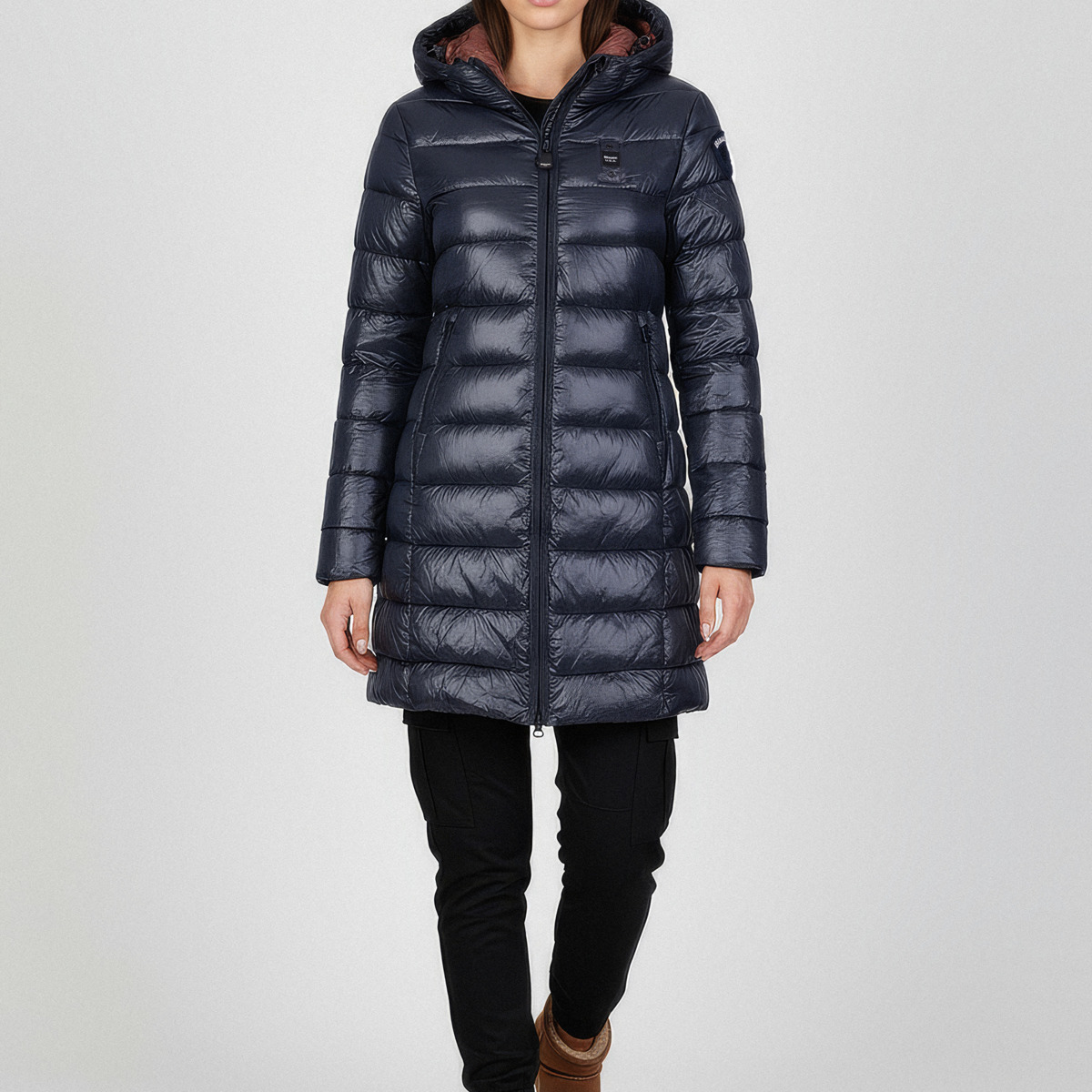 Blauer Adelaide Steppjacke dunkelblau