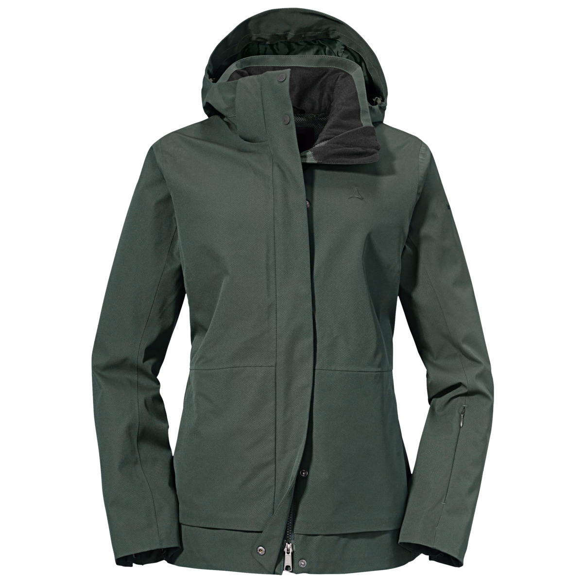 Schöffel ZipIn! Jacket Toledo L Funktionsjacke dunkelgruen