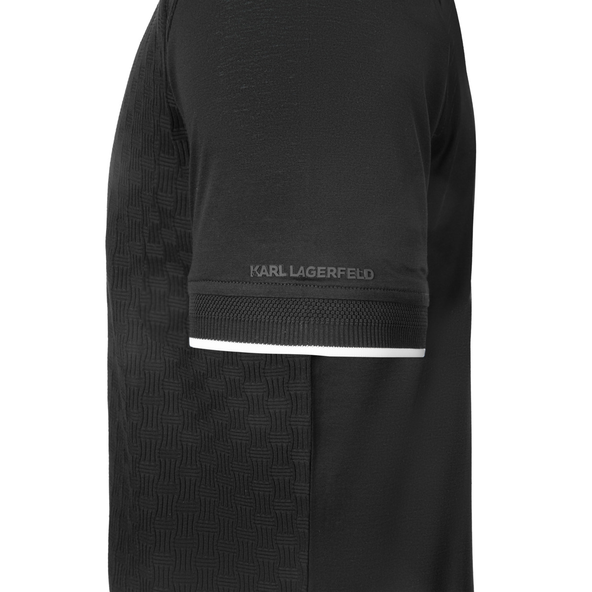 KARL LAGERFELD 745007 Poloshirt schwarz