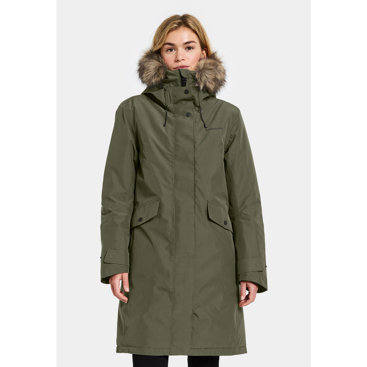 Didriksons Erika WNS Parka 3 Parka dunkelgruen