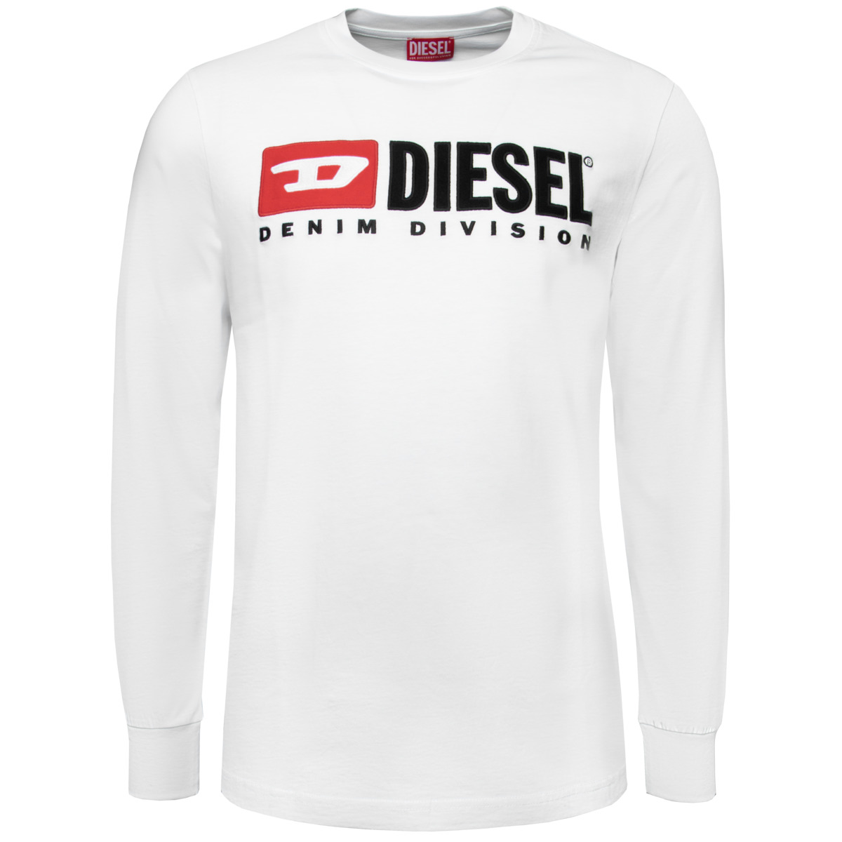 Diesel T-JUST-LS-DIV Langarmshirt weiss