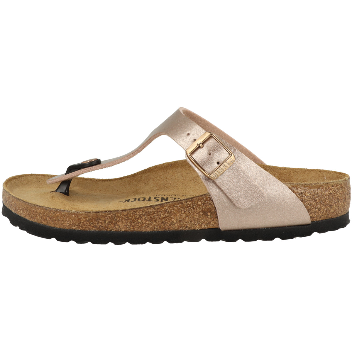 Birkenstock Gizeh Birko-Flor Metallic Sandale normal hellbraun