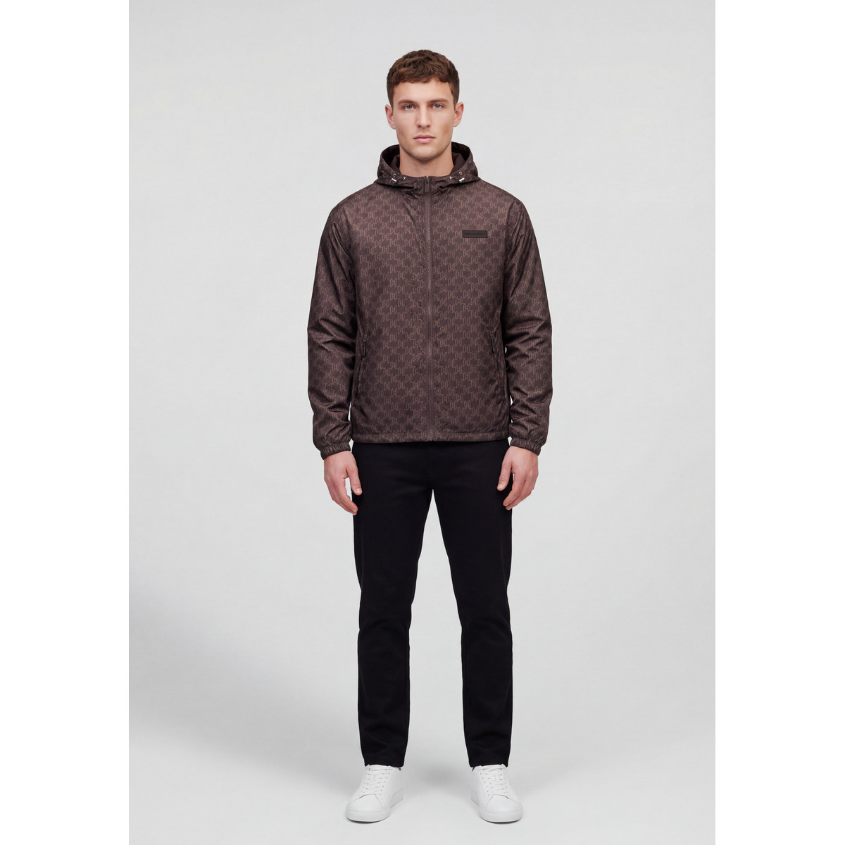 KARL LAGERFELD 505002 Blousonjacke dunkelbraun