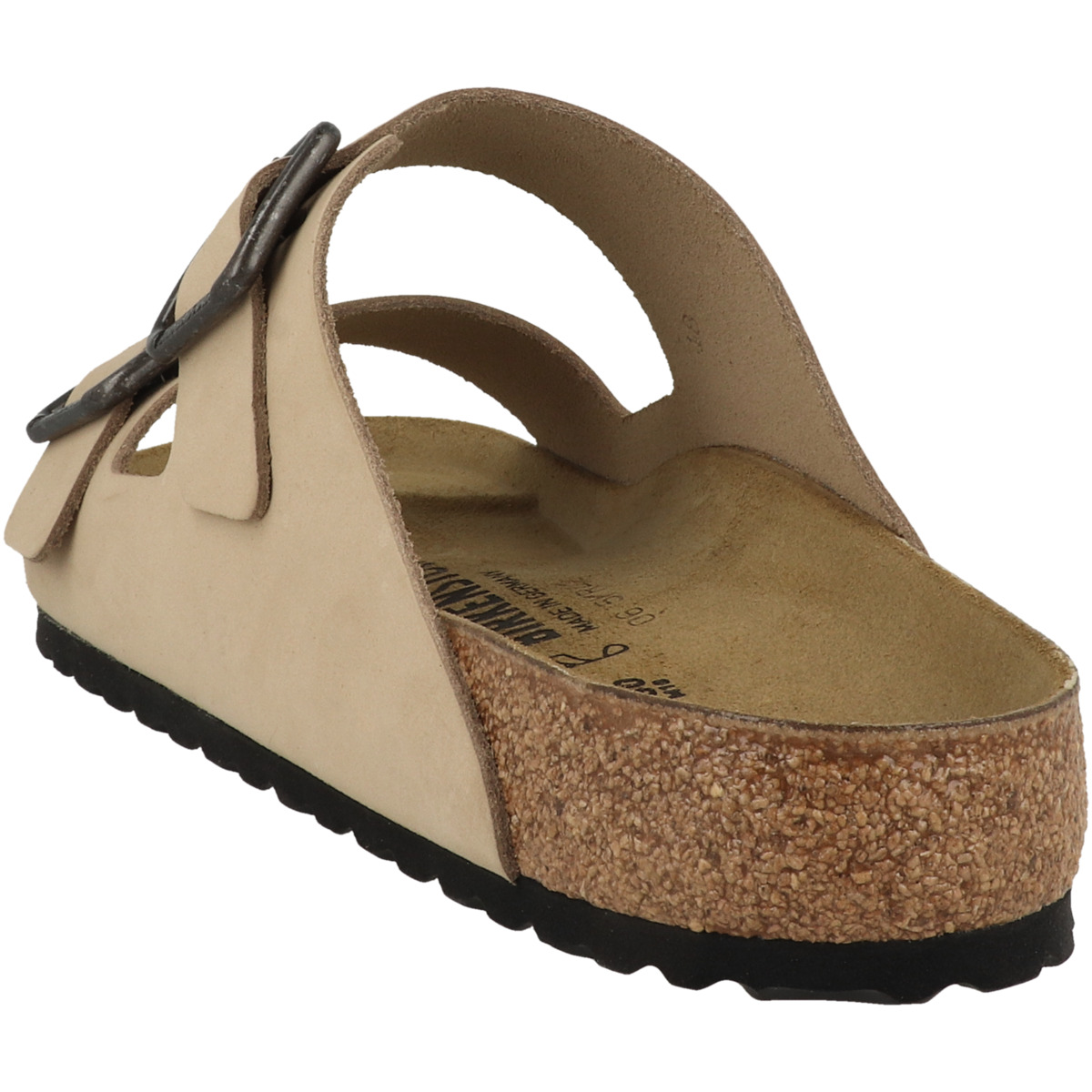 Birkenstock Arizona Wire Buckle Nubukleder Sandale normal beige