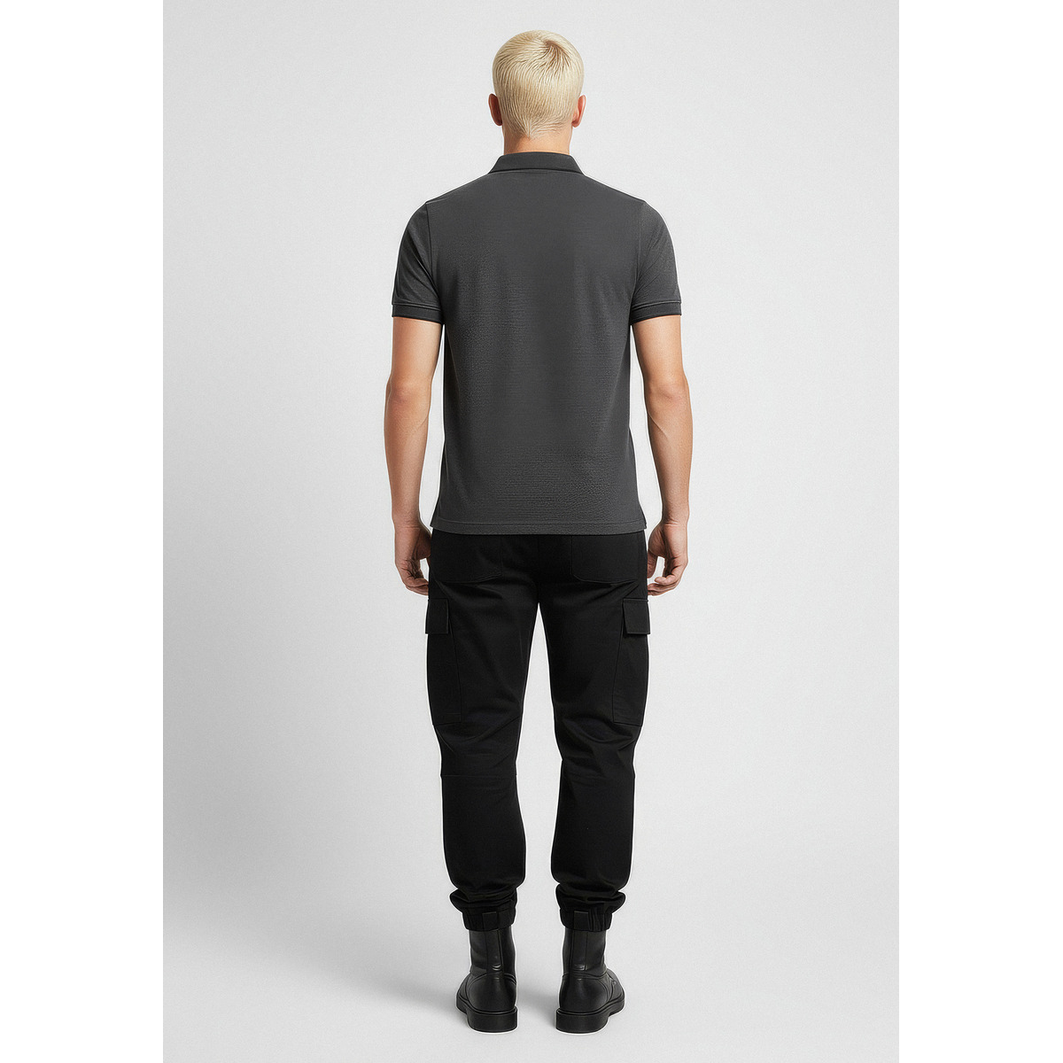 KARL LAGERFELD 745004 Poloshirt grau