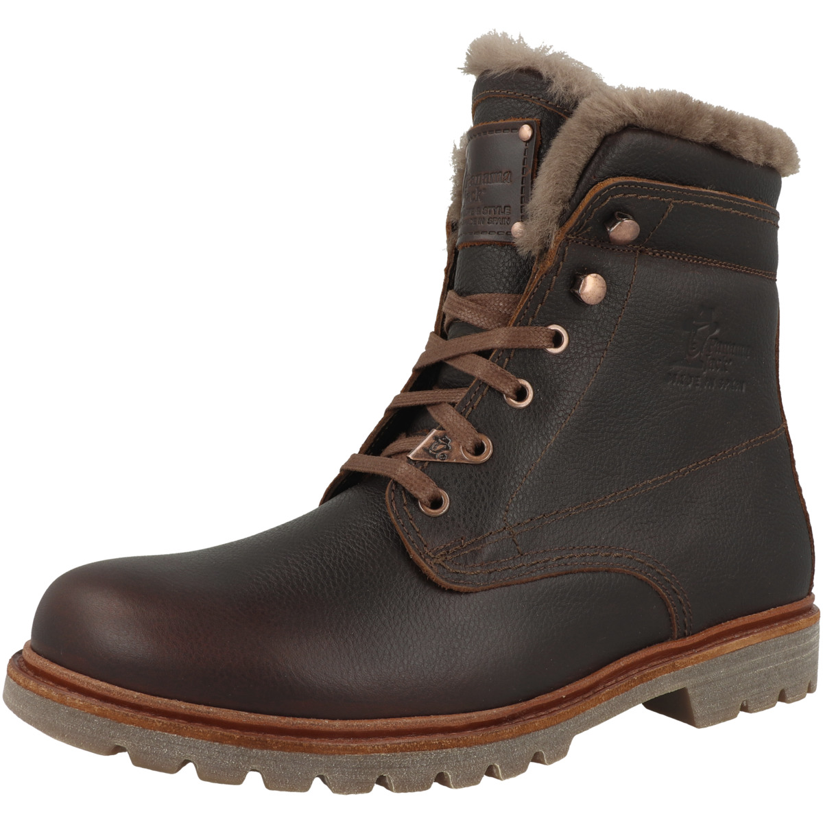Panama Jack P03 Aviator Igloo C13 Winterstiefel dunkelbraun