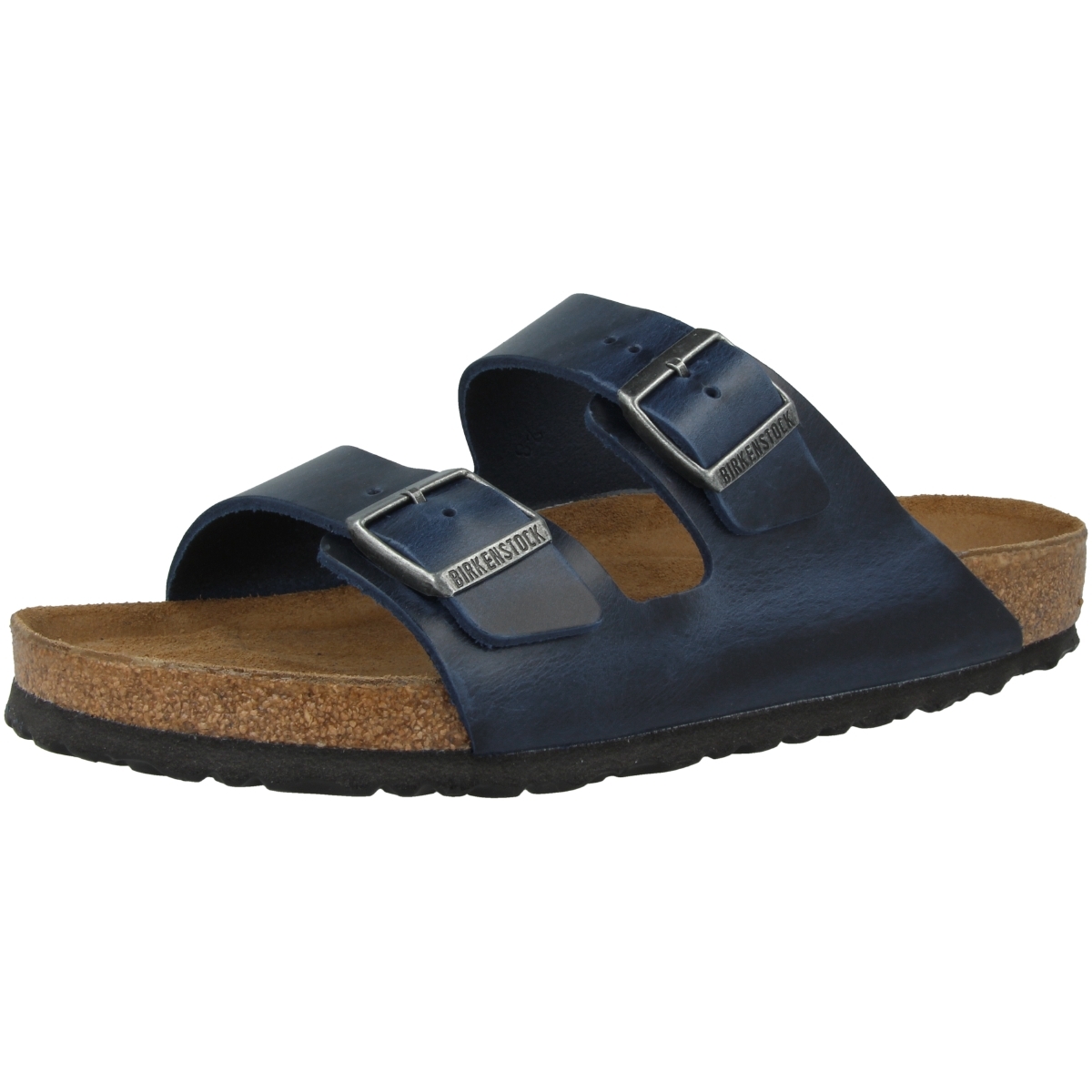 Birkenstock Arizona SFB Geöltes Nubukleder Sandale Weichbettung normal blau Birkenstock Arizona SFB Geöltes Nubukleder Sandale Weichbettung normal blau