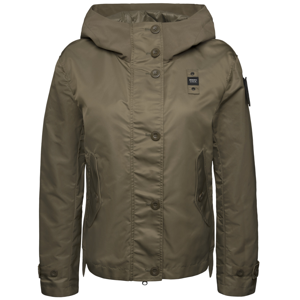 Blauer Marcella Übergangsjacke beige