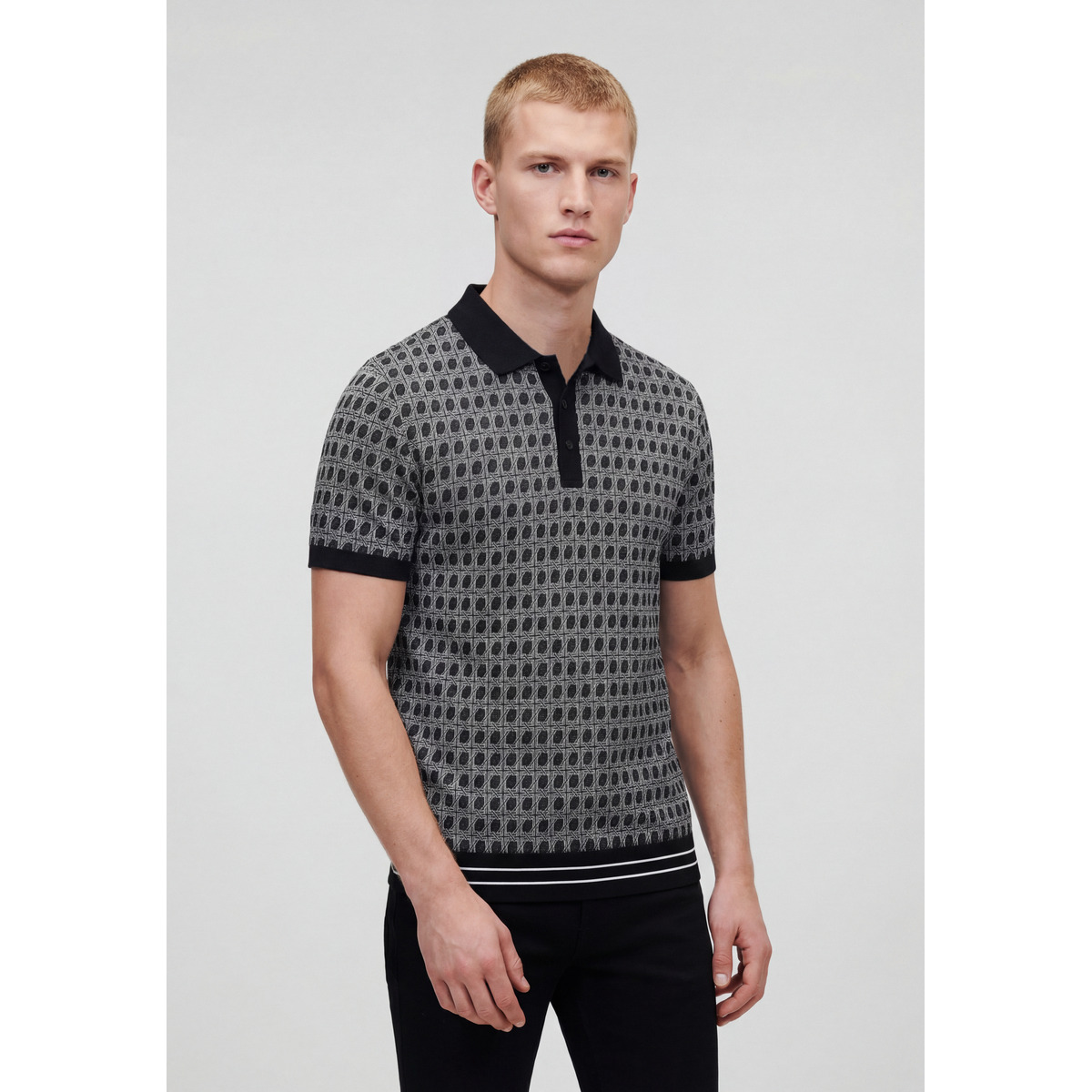 KARL LAGERFELD 745006 Poloshirt schwarz