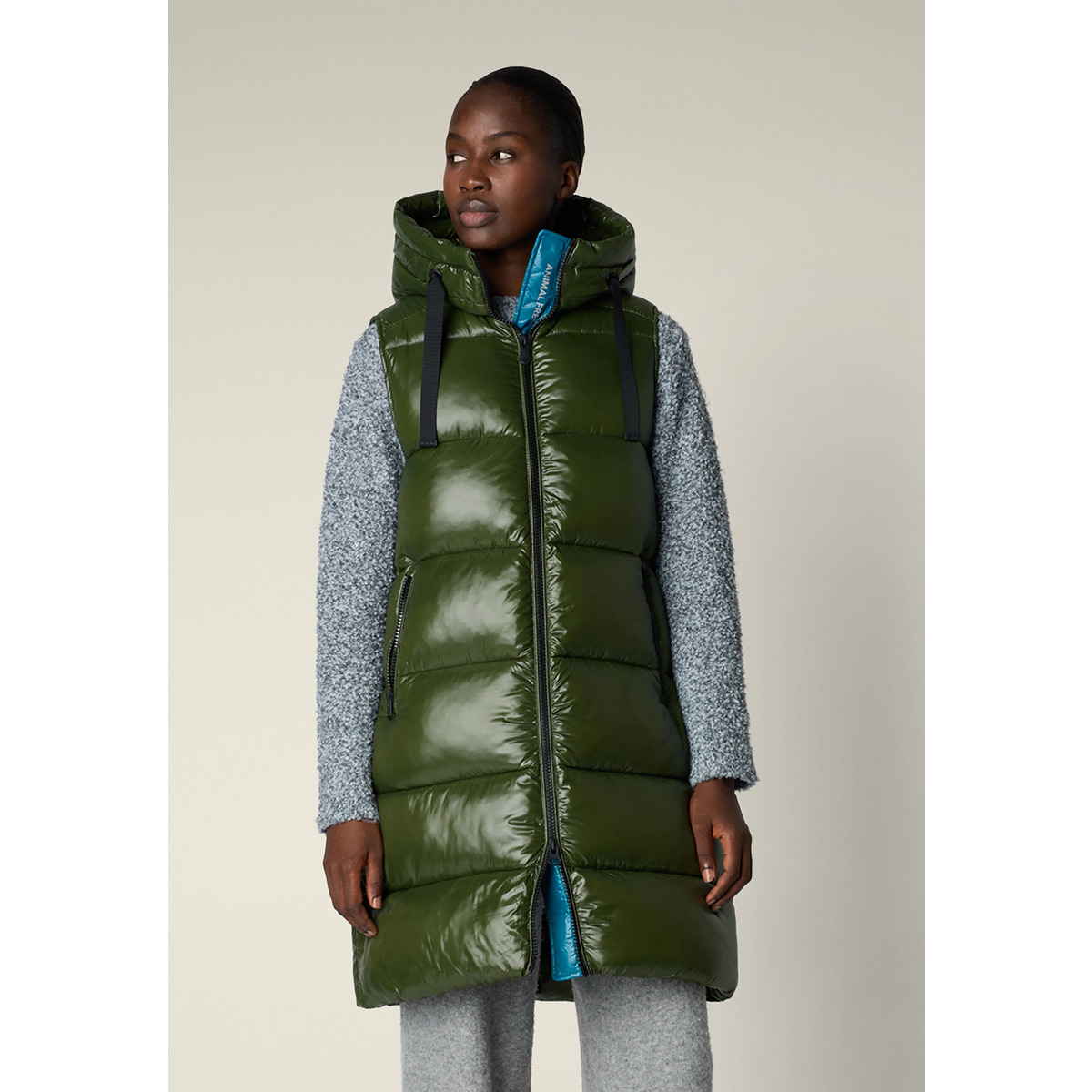 Save the Duck Iria Weste dunkelgruen