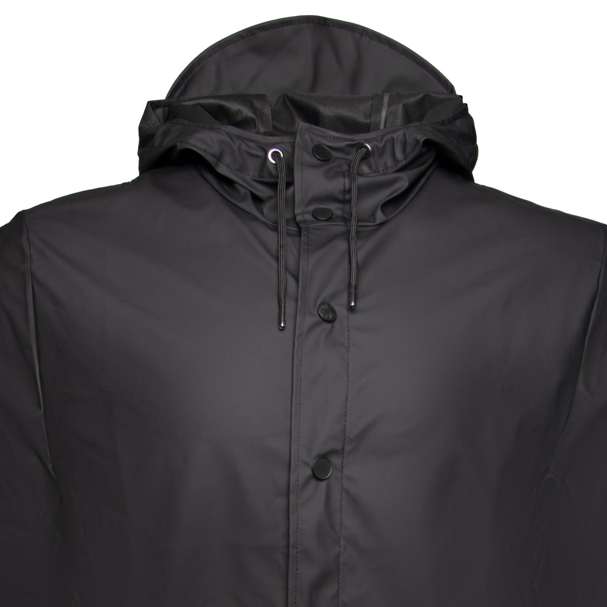 Rains Long Jacket W3 Regenjacke schwarz