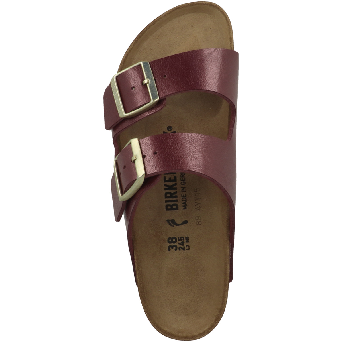 Birkenstock Arizona Birko-Flor Sandale schmal rot Birkenstock Arizona Birko-Flor Sandale schmal rot