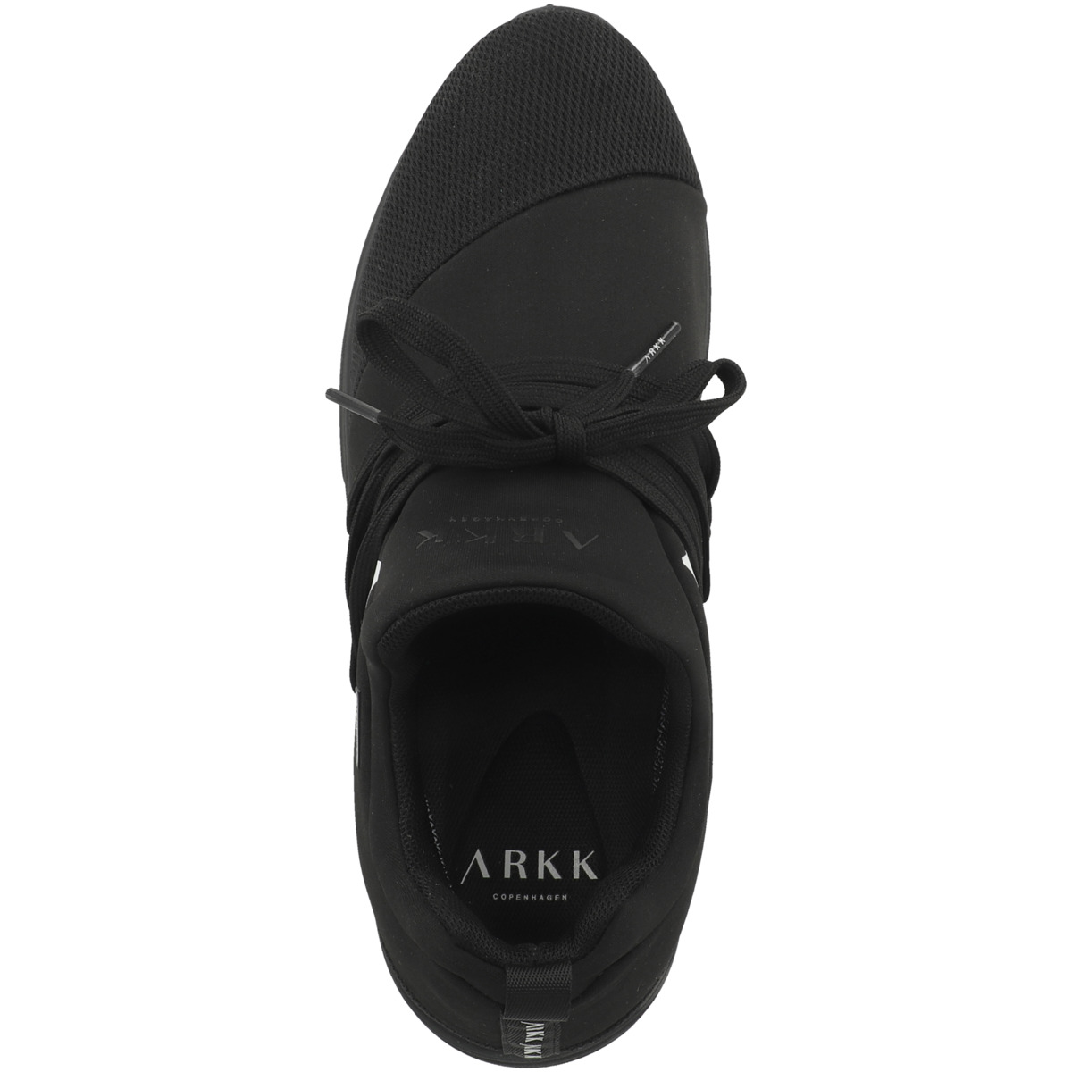 ARKK Copenhagen Raven Mesh Sneaker Leather low schwarz