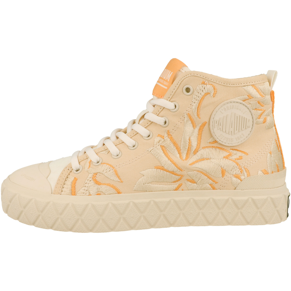Palladium Ace Chukka Flower Sneaker mid orange