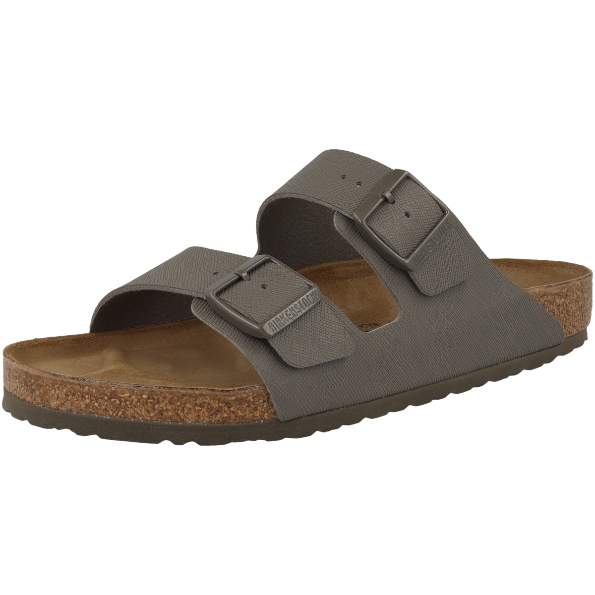 Birkenstock Arizona Birko-Flor Sandale normal grau