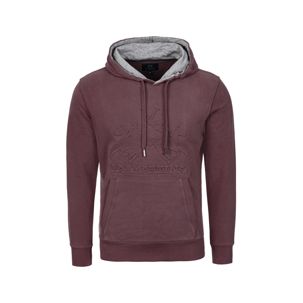 La Martina MBF010 Kapuzenpullover bordeaux
