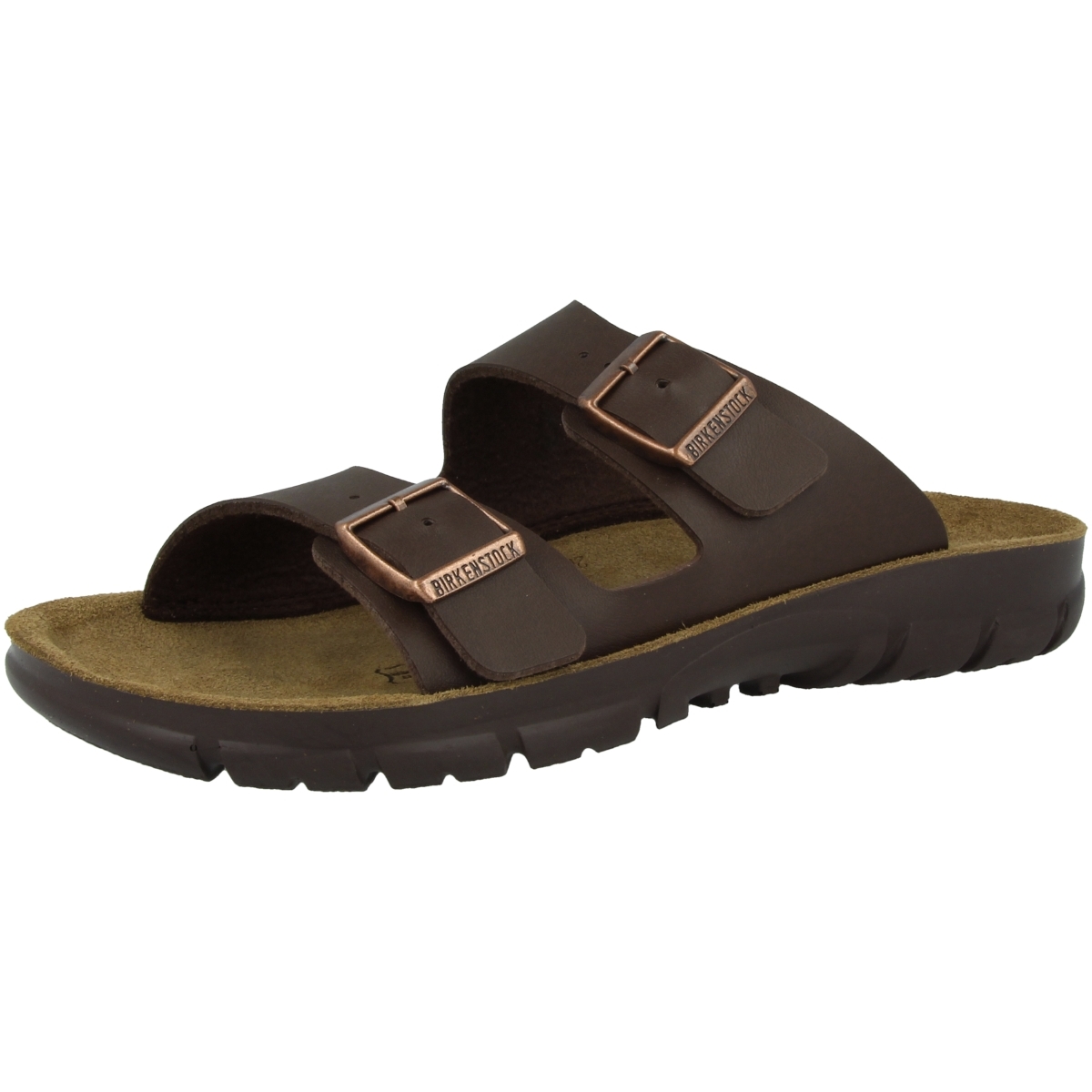 Birkenstock Bilbao Birko-Flor Sandale Weichbettung schmal braun Birkenstock Bilbao Birko-Flor Sandale Weichbettung schmal braun
