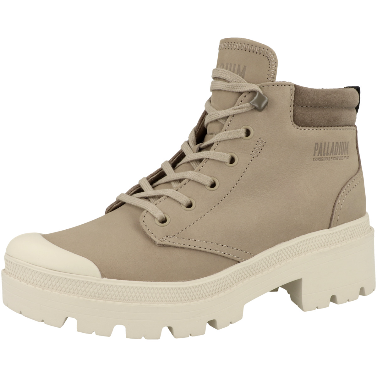 Palladium Pallabase Lo Cuff Boots hellgrau