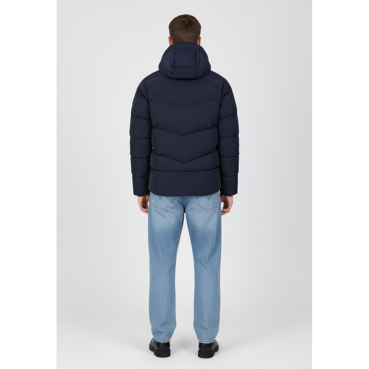 Blauer Crown Winterjacke blau