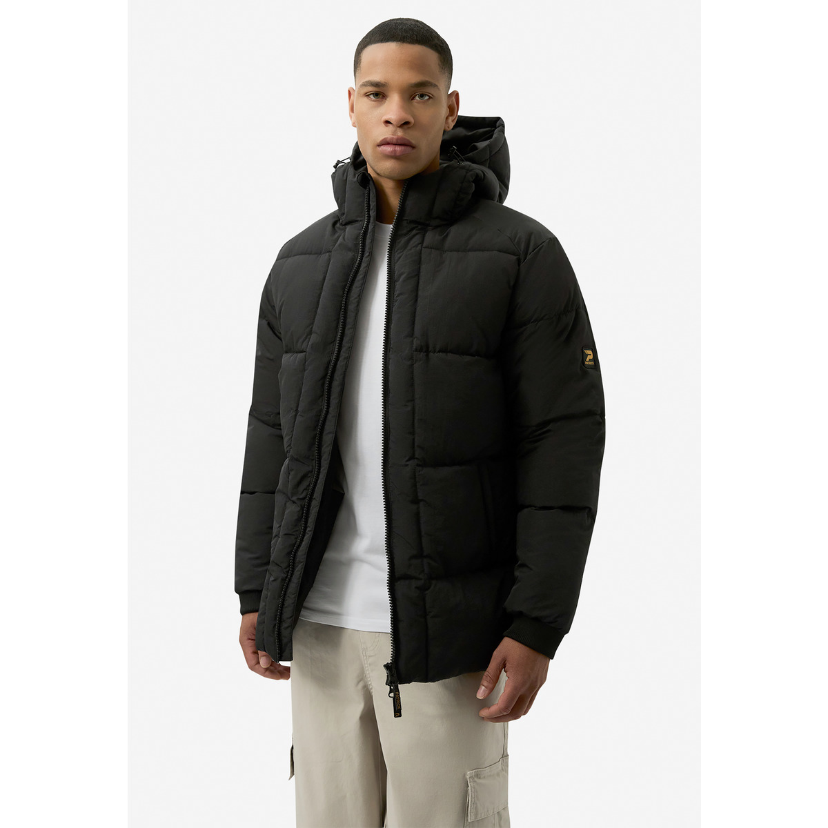 Patrick Noah Puffer Jacket Steppjacke schwarz