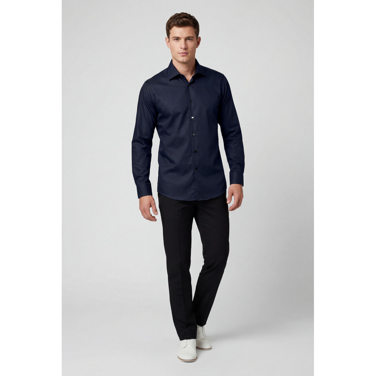 KARL LAGERFELD 605000 Hemd dunkelblau