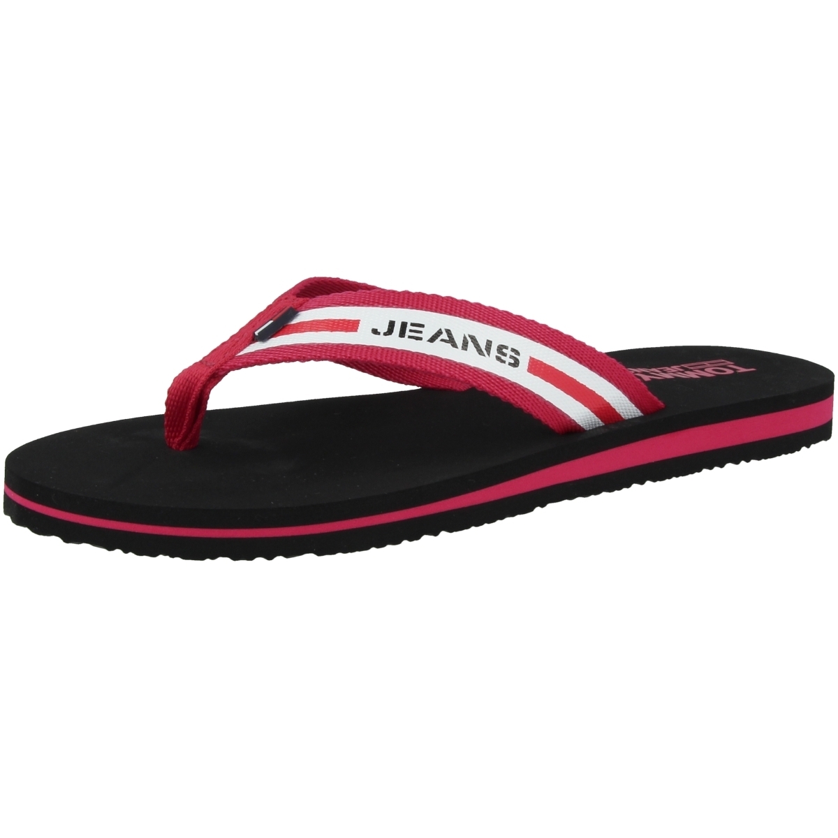 Tommy Hilfiger Tommy Jeans Chunky Tape Flat Beach Sandal Zehensandale pink